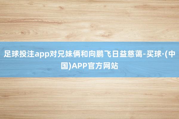 足球投注app对兄妹俩和向鹏飞日益慈蔼-买球·(中国)APP官方网站