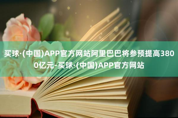 买球·(中国)APP官方网站阿里巴巴将参预提高3800亿元-买球·(中国)APP官方网站