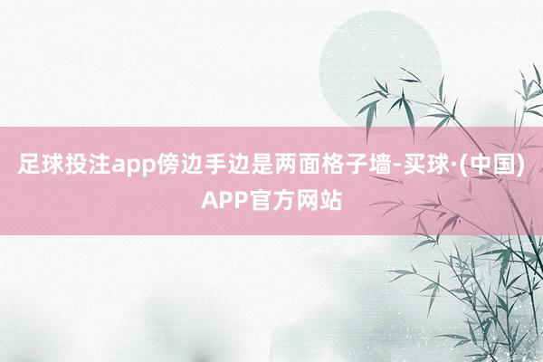 足球投注app傍边手边是两面格子墙-买球·(中国)APP官方网站