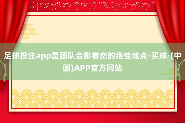 足球投注app是团队合影眷恋的绝佳地点-买球·(中国)APP官方网站