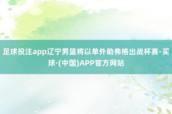 足球投注app辽宁男篮将以单外助弗格出战杯赛-买球·(中国)APP官方网站
